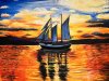 Sunset Cruise - Oil on Canvas