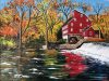 Clinton Mill, New Jersey - Oil on Canvas