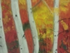 Silver Birch Trees in the Fall by Anne Kirk