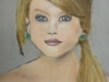 Pastel Portrait of Taylor Swift by Grace